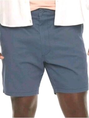 nwt SONOMA men's size 36 Flat Front Everyday At Knee 10 Inch Shorts Blue